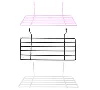 POPETPOP 3pcs Iron Parrot Stand Bird Cage Hanging Platform Wear-resistant Bird Accessory for Parakeets and Budgies