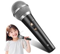 POPETPOP 3pcs Kids Microphone Toy Set, Plastic Pretend Play Mics for Role Play, Stage Performances, Parties, And Public Speaking Practice