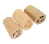 POPETPOP 3pcs Natural Loofah Teeth Grinding for Guinea Pigs and Hamsters, Chewable Pet Playthings That Promote Clean and Healthy Teeth, for Household Pet Growth