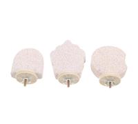 POPETPOP 3pcs Parrot Beak Grinding Stone Natural Pumice Bird Perch Stand Pole Volcanic Rock for Budgies Cockatiels Conures Nail Claw Trimming Cage