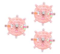 POPETPOP 3pcs Parrot Chewing Wheel Toy Interactive Rotating Bird Toy for Play and Exploration Design to Engage Budgies and Cockatiels Relaxation and Fun