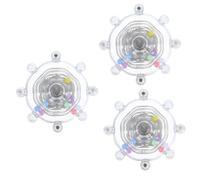POPETPOP 3pcs Parrot Rotating Wheel Bird Chew Toy Interactive Wheel Parrot Accessory Bird Toys for