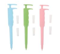 POPETPOP 3pcs Pet Medicine Dispenser Blue Pink Green Cat Dog Pill Shooter Silicone Tablet Pusher Pet Feeding Dispenser Tool for Small Animals Medicines