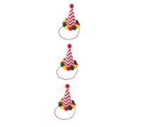 POPETPOP 3pcs Pet Party Hat Cat Puppy Pointed Hat Fun Birthday Headwear Soft Comfortable for Pets