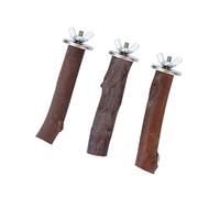 POPETPOP 3pcs Pet Toys Hamster Playground Grinding Claw Rod Pet Cage Toy Stand Platform for Animals Parrot Lovebirds Trim Nails