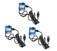 POPETPOP 3pcs Pet Water Dispenser Pump Electric Feeder for Dogs Cats Pet Led Light Home Shop Use