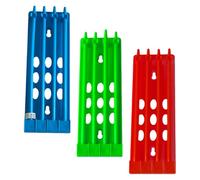 POPETPOP 3pcs Pigeon Leg Ring Holder Rack Bird Band Storage Stand for Racing Pigeons Green Blue Red Multi-color Suitable for Bird Leg Bands Organization