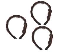 POPETPOP 3pcs Plaited Design Headband Face Washing Headband Daily Headdress for Women