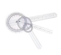 POPETPOP 3pcs Plastic Goniometer Set Angle Ruler Protractor Finger Rotary Goniometer for Orthopedic Physical Therapy and Medical Range of Motion Measurement