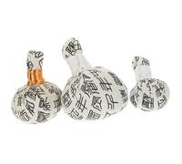 POPETPOP 3pcs Pure Chinese Herbal Massage Balls Set - White Large, Medium, Small Thai Warming Bags for Acupoint Therapy and Traditional Health Care Random Color Random Color