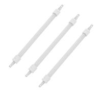 POPETPOP 3pcs Quartz Heating Tube Replacement for Electric Heater Element Five-Sided Heat Distribution, Reliable Ceramic Material, Suitable for Living Rooms and Home Use