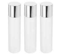 POPETPOP 3Pcs Refillable Empty Lotion Bottles for Travel with Leak-Proof Design 150Ml PET Portable Cosmetic Sample Containers for Business Trip