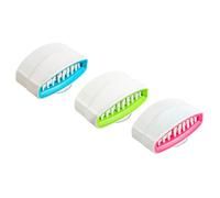 POPETPOP 3pcs Removable Cutlery Brush Kitchen Cleaning Scrubber for Forks, Chopsticks and Vegetables, Plastic, Wall or Tile Mounted, Creative Design