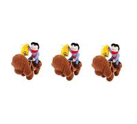 POPETPOP 3pcs Riding Dog Costume Halloween Pet Outfit Dog Dresses for Special Occasions Pet Clothes l Size Fashionable and Cozy