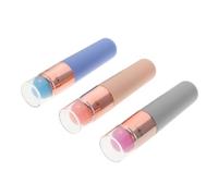 POPETPOP 3pcs Silicone Nail Art Tools Reusable Chrome Applicator Portable Gradient Nail Polish Brush Manicure Brushes for Art Stamper and Silicone Paint
