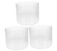 POPETPOP 3pcs Small Glass Fish Bowl Hydroponic Plant Terrarium Decorative Goldfish Bowl Mini Aquarium Tank Desk Fish