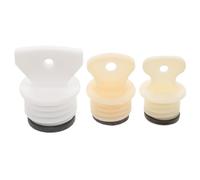 POPETPOP 3pcs Small Stoppers for Hot Water Bags Rubber Seal Stopper Leakproof Replacement Caps with Simple Appearance Design, Portable and Practical for Kitchens and Dining Rooms