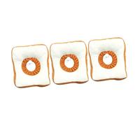 POPETPOP 3pcs Soft Anti-licking Cat Collar Comfortable Toast Bread Design and Practical Multifunctional Use for Healing and Comfort