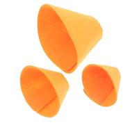 POPETPOP 3pcs Soft Guinea Pig Collar Postoperative Recovery Bite Protection Cone for Hamster Ferret Rabbit Breathable Neck