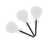 POPETPOP 3pcs Soft Makeup Puff Face Body Powder Puff Fluffy Long Hair for Pressed Powder Women Makeup Tools