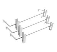POPETPOP 3pcs Stainless Steel Beekeeping Frame Holder Space-saving Beehive Frame Support Rack Practical Beekeeping Tool for Efficient Hive Management