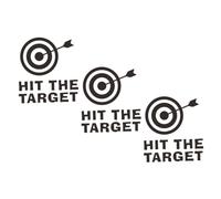 POPETPOP 3pcs Toilet Seat Cover Decal Bathroom Wall Art Removable Potty Training Stickers for Boys Target Aim Toilet Lid Sticker Home Bathroom Accessories