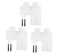 POPETPOP 3pcs Turtle Supplies Basking Platform Suction Cups Floating Turtle Pier for Fresh Saltwater Aquatic Environment