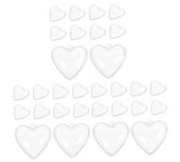 POPETPOP 3sets Heart Ornaments Fillable Aquarium Floating Balls Party Decorations for Sale 10pcs*3
