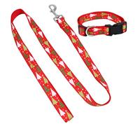 POPETPOP 3sets Led Collars for Dogs Christmas Tree Ornament Pet Necklace Rope for Pet Collar