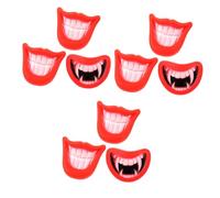 POPETPOP 3sets Scary Dog Toy Freezable Puppy Teething Costume Props Dog Party Fun 3pcs*3 Random Style
