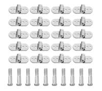 POPETPOP 4.5Mm Eyeglass Hinges Replacement Kit 5 Sets with Screws for Metal and Plastic Frames, Eyeglass Joint Repair Parts Suitable for Spectacles and Sunglasses Repair at Home