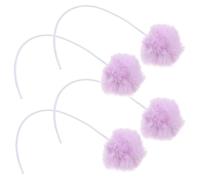 POPETPOP 4 Pack Cat Tree Tower Replacement Balls Interactive Cat Toy Bells Sisal Rope for Scratching Safe Plush Material