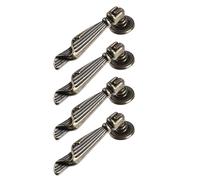 POPETPOP 4 Pcs Retro Zinc Alloy Cabinet Pull Ring Handles 72mm - Decorative Wardrobe Drawer Handles for Home Furniture, Unique Chic Door Knobs for Kitchen and Closet