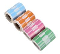 POPETPOP 4 Rolls Jewelry Pricing Labels Stickers with Easy to Write Paper Surface, Self-Adhesive Price Tags for Necklaces and Bracelets, 500pcs Per Roll for Jewellery Displays and Item