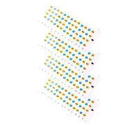 POPETPOP 4 Sheets Finger Chart Ukulele Finger Sticker Scale Stickers Accessories Pvc Material Very Thin Design Help Beginners Master Musical Scale for Ukulele Practice