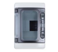 POPETPOP 4 Way Solar Breaker Box with Sealed Structure and Easy Installation, Abs PC Waterproof Electric Box for Photovoltaic Systems and Industrial Use, Outdoor Electrical Enclosure