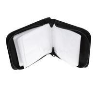 POPETPOP 40 Capacity CD DVD Case Holder Organizer with Zipper Closure and Smooth Design, Portable Travel CD Storage Bag Made of Sturdy Polypropylene Nonwoven Material, for Movie Lovers