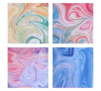 POPETPOP 400pcs 9.5cm Double-Sided Square Origami Paper for Paper Crane Maker, Colorful Gradient Folding Sheets for Kindergarten Crafts and DIY Art Projects