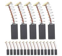 POPETPOP 40pcs 5mm X 5mm X 11mm Carbon Brush Replacement Set for Electric Motor Power Tools, Compatible with Grinders, Drills, Cutting Machines, Suitable for Home Renovation