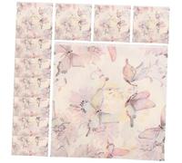 POPETPOP 40pcs Butterfly Wedding Paper Napkins: 6.5x6.5inch Elegant Disposable Paper Napkins for Reception Bridal Shower and Dinner Parties - Tissue for Guests Soft and Decorative