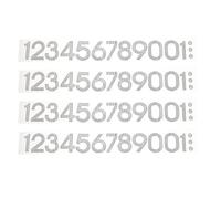 POPETPOP 40pcs Handmade Rhinestone Number Shaped Patches for Clothes and Bags, Delicate Iron on Embroidery Appliques for Clothing Repair and Decoration, Colourful DIY Craft Accessories