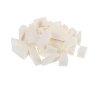 POPETPOP 40pcs Mini Triangle Makeup Sponges for Foundation Application Reusable Seamless Blending for Face Paint and Nail Art Compact Cosmetic Tools for Travel and