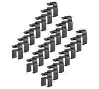 POPETPOP 40Pcs Plastic Mic Clip and Phone Stand Cable Holder for Microphone and Phone Cables, Tough Design with Easy Installation, for Stage and Light Stands