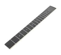 POPETPOP 41-inch Acoustic Guitar and Ukulele Fretboard Replacement, Tech Wood Fingerboard with White Binding, Pre-fretted with Pearloid Inlays, Suitable for Folk Guitar Accessories
