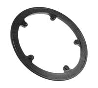 POPETPOP 44t ABS Bicycle Chainring Guard for Mountain Bikes | Black Plastic Cover, Reduces Noise and Splatter, Easy Install for Endurance Rides and Young Riders