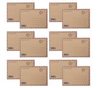 POPETPOP 48pcs Vintage Letter Writing Paper and Envelopes Set with Smooth Writing Surface for Creating Heartfelt Notes and Appreciation Cards, Nostalgic Retro Style Paper for Occasion