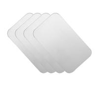 POPETPOP 4pcs Aluminium Cooling Mat for Pets and Rabbits Lightweight Heat Dissipation Ice Bed Summer Cooling Mat for Hamster and Chinchilla