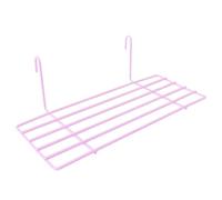 POPETPOP 4pcs bird cage wall platform wall mounted shelf bird cage platform parrot perch shelf shower perches accessories decor parakeet toys iron hanger railing