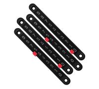 POPETPOP 4pcs Black Plastic Tabletop Score Counters for Soccer Table Accessories, Manual Scoring, Compact and Portable Football Game Accessories for Air Hockey and Table Football Gaming