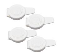 POPETPOP 4pcs Childproof No-Drill Safety Locks Cupboard Cabinet Locks Fridge Oven Door Boy Girl Safety for Kitchen Easy Install